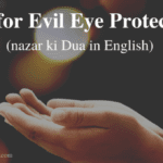 Dua for protection from evil eye