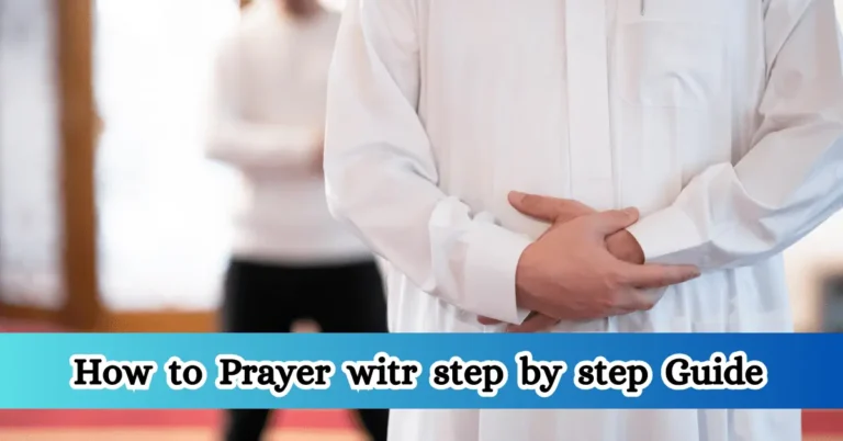 How to Prayer witr step by step Guide