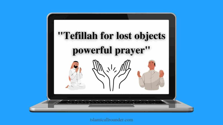 Tefillah for lost objects powerful prayer