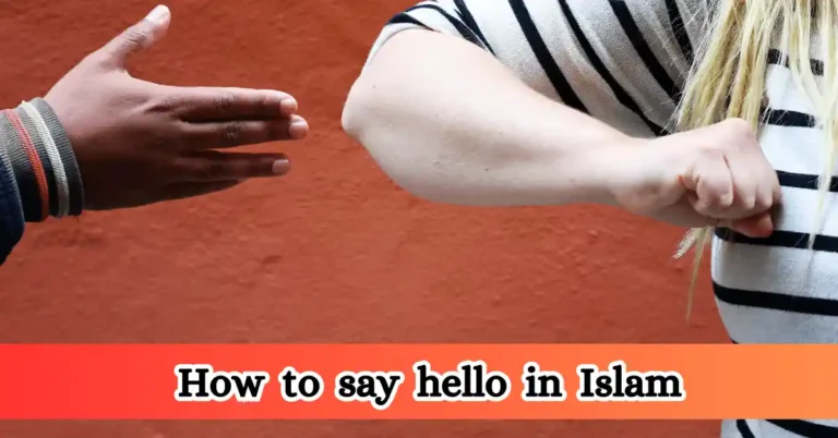 How to say hello in Islam