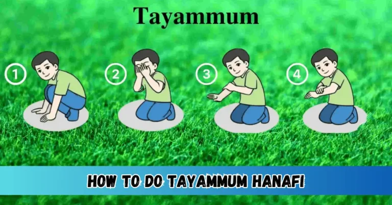 How to do Tayammum Hanafi