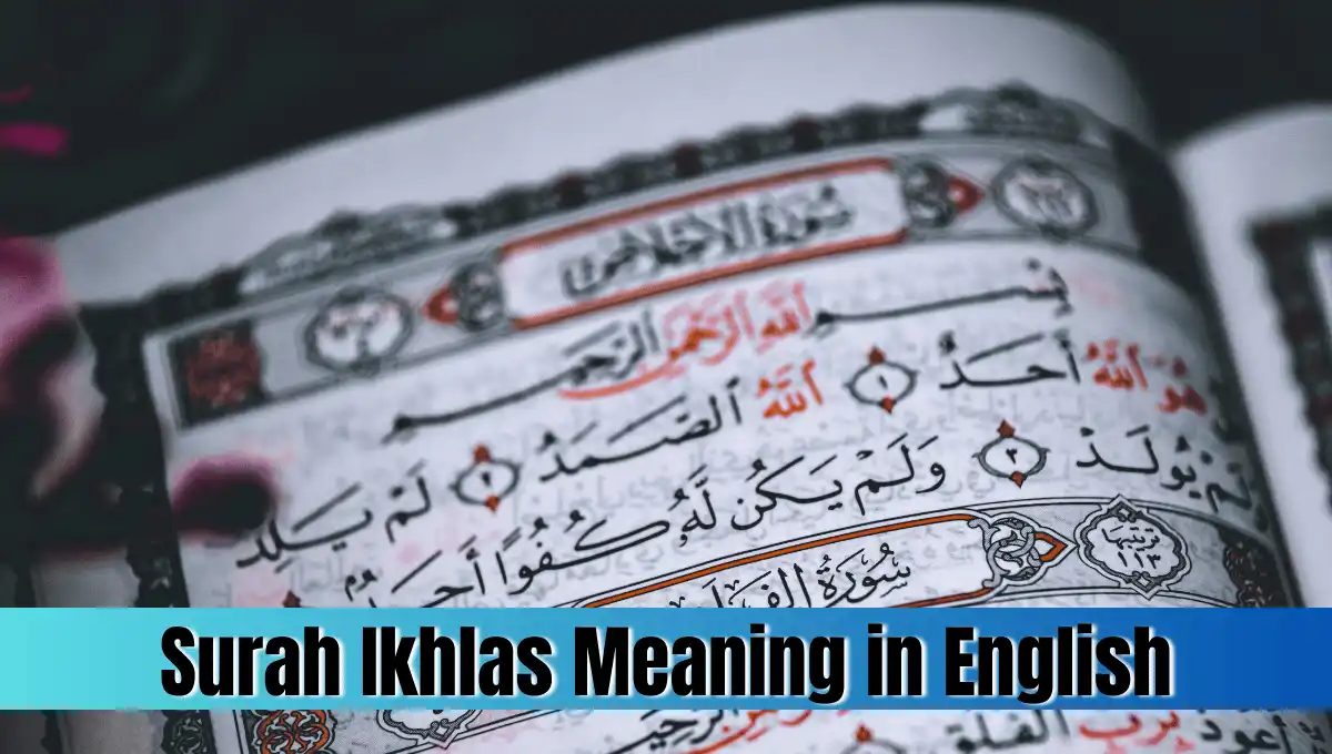 Surah Ikhlas Meaning in English
